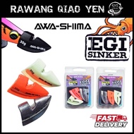 AWASHIMA EGI SINKER ASES-01 3PCS 30G/40G BATU CANDAT
