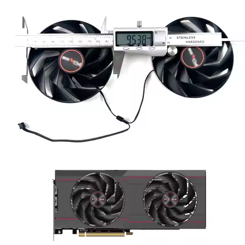 NEW Cooling Fan 95mm 4pin FD10015M12D RX6750XT GPU FAN For SAPPHIRE Radeon RX7600XT 7700XT 7800XT PU
