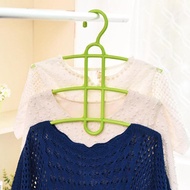 Multi Layers Clothes Hanger Fishbone Type Clothing Towel Storage Rack Closet Wardrobe Space Saver Ha
