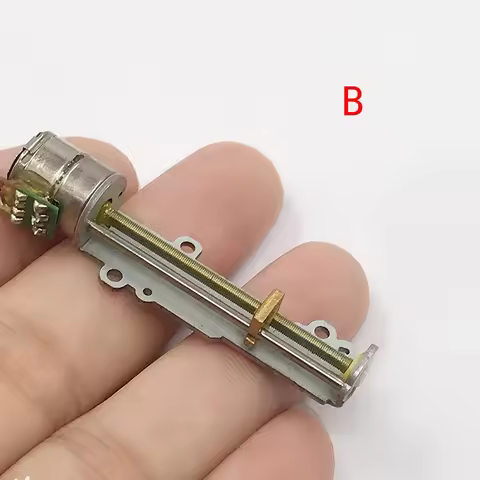 Mini Micro 8MM Precision 2-phase 4-wire Stepper Motor Step Motor Long Linear Screw Slider telescopic