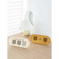 XEMO Acrylic QR Code Signage for Merchants Payment Code Store Notice Sign QR Code Stand Payment Code