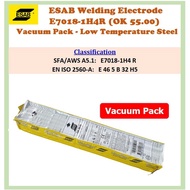 ESAB Welding Electrode E7018-1H4R (OK 55.00) Vacuum Pack - Low Temperature Steel -- E7018 / 7018