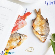 TYLER1 Simulation Fish Meat Sticky Notes Cute Novelty for Home Office Notepad Child Japanese Style S