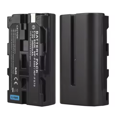 2600mah NP-F550 NP-F330 NP F550 NP F330 Camera Battery + LCD Dual USB Charger for Sony NP-F550 NP-75