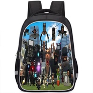 [wzon] Skibidi Toilet Backpack Skibidi Toilet Bag Lunch Box Speaker Man Tv Man Titans Camera Man Cam