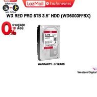 [ผ่อน 0% 10 ด.]WD RED PRO 6TB 3.5" HDD (WD6003FFBX)/ประกัน 5 Years