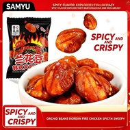 AngelaBaby 5pcs Fire Chicken Spicy Orchid Beans - Crunchy, Spicy & Delicious