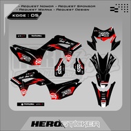 05 DECAL STICKER CR4F 150L - DECAL STICKER CRF 150L SIMPLE Design