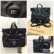 AIGNER leather handbag