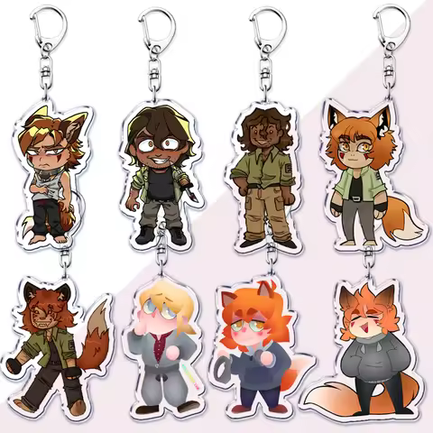 Hot Game YKMET Boyfriend To Death Keychain for Accessories Pet Strade Ren Lawrence Keyring Jewelry F
