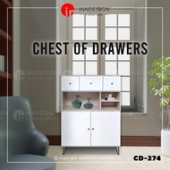 [LOCAL SELLER] CD274 Chest of drawers / storage compartment / Cabinet (Free Delivery and Installatio