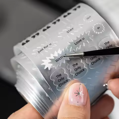 5x200cm English Phrase PET Tape Scrapbooking Sticker Junk Journal Collage decoration Masking Tapes S
