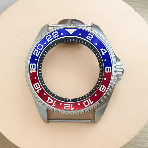 42mm NH35 Watch Case Dome Sapphire Glass Fits NH35 7S26 NH36 4R35 Movement 28.5mm Dial With Bezel In