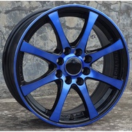 God Blue Color Face 15 Inch 15x6.5 4x100 Car Alloy Wheel Rims Fit For Honda Mazda Chevrolet Toyota Hyundai MINI Nissan Suzuki