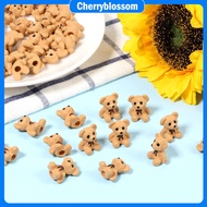 50 Pcs Resin Mini Bear Figurines Charming Miniature Animal Figurines Decorative Tiny Animal Figurine