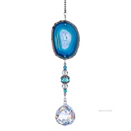 Công cụ bắt nắng pha lê 30 mm với Agate Stone Wind Chime Agate Cắt bề mặt Crystal Sun Catcher Agate