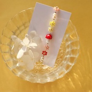 y2k 童趣串珠香菇蘑菇花花手鍊 串珠飾品 串珠手鍊