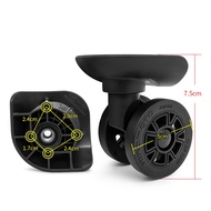 4PCS FOR HK50 Universal Wheel Samsonite Luggage Box Wheel Replacement Wheel Trolley Box Accessories Smooth A-005 Universal Wheel