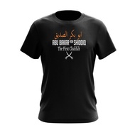 T-shirt Dakwah Islamic Abu Bakar as Siddiq Men Clothes 100% Cotton