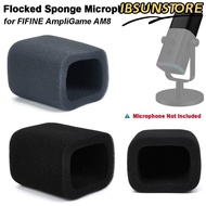 IBSUNSTORE 1pcs Mic Windscreen Cover, Replacement Sponge Microphone Muff, Audio Enhancement Windproo