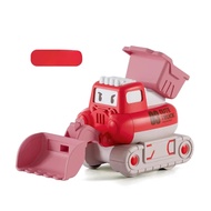 เครื่องขุดรถของเล่นเด็กแรงเฉื่อยทางวิศวกรรมรูปการ์ตูนรถของเล่นเด็กเครื่องขูดถนนของขวัญ