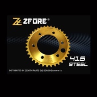 ZFORE Titanium Sprocket 415 Steel Y15 Y15zr Y16 Fz150 Fz150i Accessories Motorcycle Yamaha