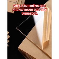 Mica A3 A4 A5 exclusively for Unudecor Storage Picture Frames