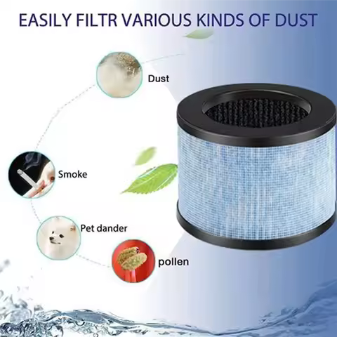 B64B-H13 Filter For Aroeve MK01/MK06/EPI080/EPI081 Air Purifier Fan Cleaner Removes Pollen Lint Pet