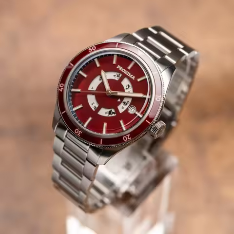 Proxima Men Automatic Watch 39mm Mechanical Wristwatch 20Bar Waterproof Luminous Sapphire Ceramic Be