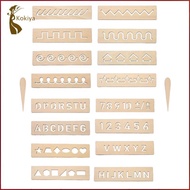 [kokiya] Wooden Tracing Board - Montessori Tracing Board - Preschool And Toddler Learning Toys - Woo