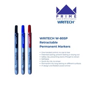 Writech W-805P Retractable Permanent Marker