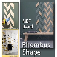 NEW DESIGN Rhombus Shape MDF Board cutting Wainscoting / Shiplap wall Decoration