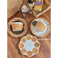 Exquisite Coffee Cup Ceramic Water Cup Dinner Plate Dessert Plate Oatmeal Breakfast Cup Microwaveabl