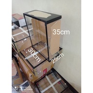 Acrylic display case 30x25x35