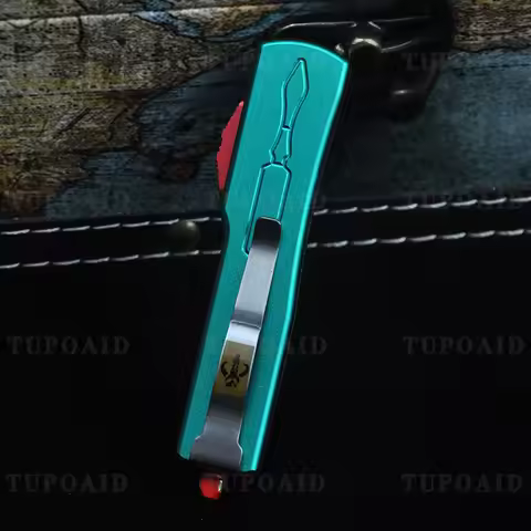 Micro MINI Mit Bounty Hunter OTF UTX-70 Knife Camping Hiking Survival Gear Pocket Knives CNC Aluminu