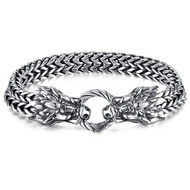 < QBOX > FASHION Jewelry [B23N1421] Exquisite Retro Domineering Double Chain Faucet Buckle Casting T