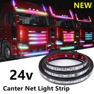 24V LED light bar truck strobe colorful warning lights decorative lights atmosphere light bar