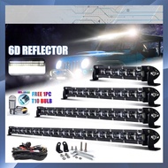 6D Reflector LED Light Bar 7inch 30W 14inch 60W  20inch 90W  26inch 120W  32inch 150W LED Light Sing