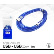 Male TO MALE usb CABLE - BOYS usb 2.0 5M 5 M 5METERS 5 METERS