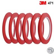 TS 3M 471 Red Vinyl Tape Fineline Fine Line Pinstriping Masking Tape Floor Tape Automotive Paint for