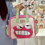 Ready Stock Crayon Shin-Chan Shin-Chan Cross-Body Bag Creative Cute Zaemon Cross-Body Bag Large Capa