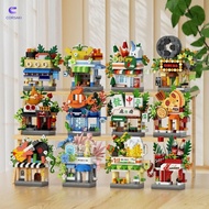 CORSAKI Mini Shop Blocks, Building Blocks Mini City Building Blocks,  Micro Blocks Educational Toys 