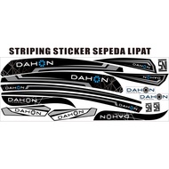 DAHON FOLDING BIKE STRIPING DECAL