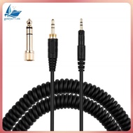 [gouyu77.vn] Replacement Cable for  -M50x, -M40x, -M70x Headphones- Coiled AUX Cord with 1/4" Adapte