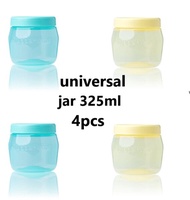 tupperware small jar 4pcs 325ml