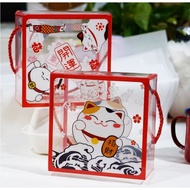 🇸🇬 Carrier box packaging box CNY box transparent pineapple tart packaging box chinese new year gift 