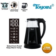 Toyomi 1.7L Smart Temperature Digital Kettle WK 1709