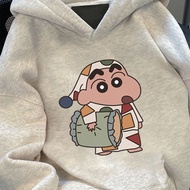 Cute Crayon Shin-chan Hoodie Unisex Long Sleeve Sweater Fashion Couple Sweatshirt