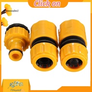 [Fe] 3Pcs 1/2Inch 3/4Inch Garden Water Hose Pipe Fitting Quick Tap Connector Adaptor