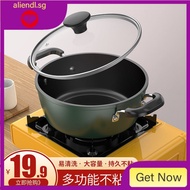 [in stock] Rice Kitchen thickened soup pot non-stick pot steamer household hot pot soup steamer dormitory instant noodle pot induction cooker universal XMIL